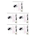 thumbnail image 2 of bedienty Cake Topper Home Wedding Party Cake Balloon Ribbon Straws Decoration Pastry Decor Sapphire Glitter Balloon 3# 5Set, 2 of 6