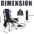 thumbnail image 4 of Nice C Heated Camping Chair, Heated Chairs Outdoor, Folding Chair, Detachable Foot-Rest 1-Pack Black, 4 of 9