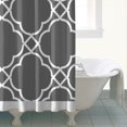 thumbnail image 5 of Extra Long Boho Shower Curtain 72x84 Inches - Vintage Floral & Tropical Leaves Pattern, Waterproof Bohemian Bathroom Decor with 12 Hooks, Tribal Rustic Style, 5 of 5