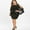 Black, variant on LYXSSBYX Women Plus Size Dresses for Women Cold Shoulder Overlay Asymmetric Chiffon Strapless Sequins Dress