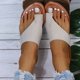 thumbnail image 4 of Sandalias de mujer de estilo nuevo de verano con parte inferior plana y puntera exterior Wmkox8yii shjk5986, 4 of 7