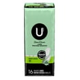 thumbnail image 4 of (12 pack) U by Kotex Clean & Secure Wrapped Panty Liners, Light Absorbency, Long Length, 16 Count, 4 of 13