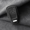 thumbnail image 3 of Car Key Fob Cover Case Protector Alcantara Leather Car Remote Key Fob Cover Shell For Audi A4 B9 A5 Q5 Q7 S4 S5, 3 of 9