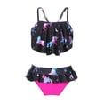 thumbnail image 1 of YEAHDOR 2Pcs Little Girls Bikini Set Spaghetti Straps Tank Top with Bottoms Swimsuit,Sizes 2T-10, 1 of 7