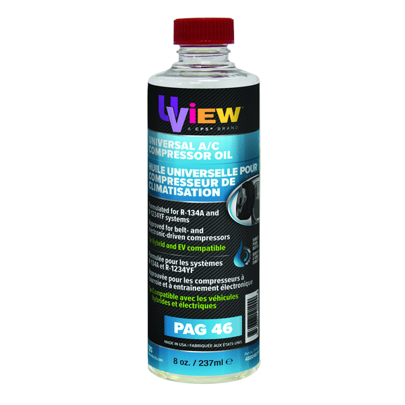 UVIEW Universal PAG 46 A/C Oil - 8 oz Bottle