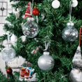 thumbnail image 5 of 30Pcs Glittery Christmas Balls Shatterproof Xmas Tree Balls Ornaments (Silver, 2.36"), 5 of 7