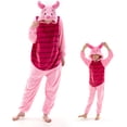 thumbnail image 1 of COSUSKET Pijamas de una Pieza para Adultos Unisex de Ajuste ceñido, Franela, Cosplay, Animal, Disfraz de Halloween de una Pieza, Ropa de Dormir, Ropa para el hogar, 1 of 4