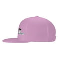 thumbnail image 3 of ZICANCN Penguin Iceberg Baseball Caps, Trucker Hats for Men And Women, Adjustable Breathable Flat Caps, Pink, 3 of 8