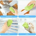 thumbnail image 4 of Damp Clean Duster Sponge, Magic Sponge Eraser Baseboard Cleaner Tool, Dusters for Cleaning Blinds, Glass, Vents, Railings, Mirrors,Window Track Grooves and Faucets, 4 of 10