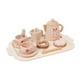 thumbnail image 2 of Fiesta de té de para niños pequeños, juego de té de de madera, juego de té de desarrollo para niñas pequeñas, juguete para niños, 2 of 9
