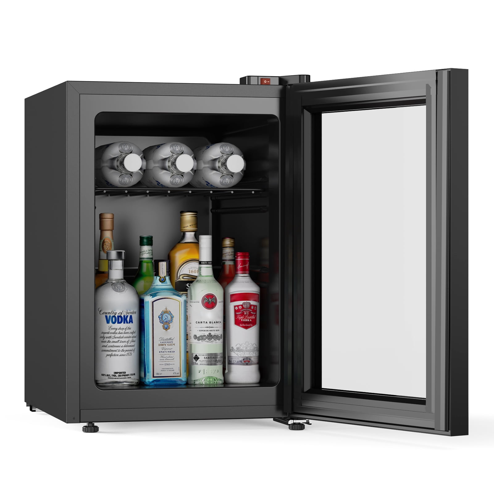 Northair 2.1 Cu ft Compact Mini Display Glass Door Freezer for Home and Commercial
