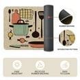 thumbnail image 4 of Sm:)e Cooker Quotes Farmhouse Kitchen Rug and Mat Antifatigue 2 Piece 17 x 29 Inch and 17 x 59 Inch, 4 of 7