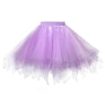 thumbnail image 3 of Kiijoy Girls Layered Tutu Skirt Ballet Dance Performance Party Puffy Tulle Skirt, Sizes One Size, 3 of 4