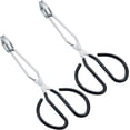 thumbnail image 1 of Pinzas para asar a la parrilla de acero inoxidable, pinzas de tijera de acero inoxidable, pinzas para asar, pinzas para cocinar de tijera de 10 pulgadas, juego de 2, 1 of 5