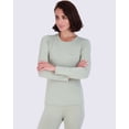 thumbnail image 4 of Real Essentials 4 Piece: Womens Thermal Underwear Set - Thermal Underwear for Women Fleece Lined Top & Bottom Long Johns, 4 of 5