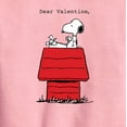 thumbnail image 2 of Peanuts -  Dear Valentine Snoopy  - Toddler And Youth Crewneck Fleece Sweatshirt, 2 of 5