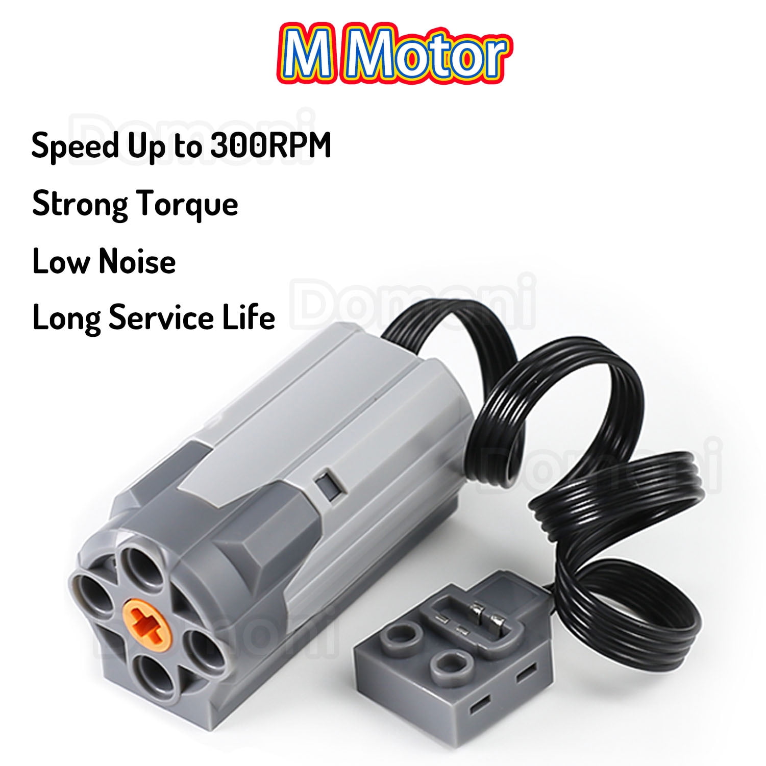 9-in-1 Technic-Motor-Kit Compatible with Lego, Power Functions Motor Set with M & L Motors, Remote Control, IR Receiver, AA Battery Box for STEM Project Moc Building Blocks