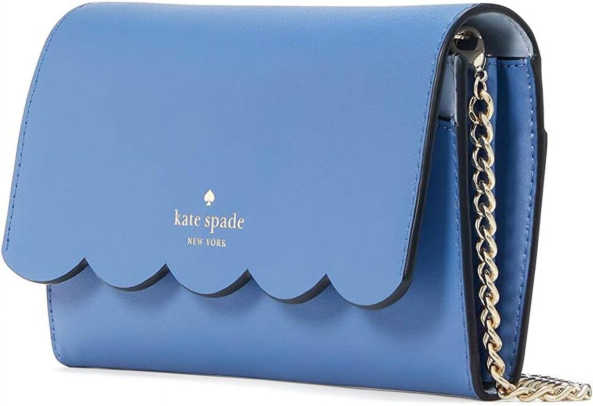 Kate Spade New York Gemma Smooth Leather Crossbody Bag Fresh Blueberry Walmart