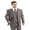 Grey, variant on Men's Three Piece Vested Modern Fit Two Button Suit