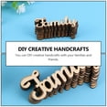 thumbnail image 3 of KONTONTY 40Pcs Home Decor Letter Wooden Hanging Word Sign Beige Unfinished Party Hosts, 3 of 8