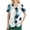 01-Cyan, variant on Maternity Scrubs for Nurses,Stretchy Scrubs Tops for Women - 2-Pocket Short Sleeve V Neck Healthcare Uniform Top - White - XXXL