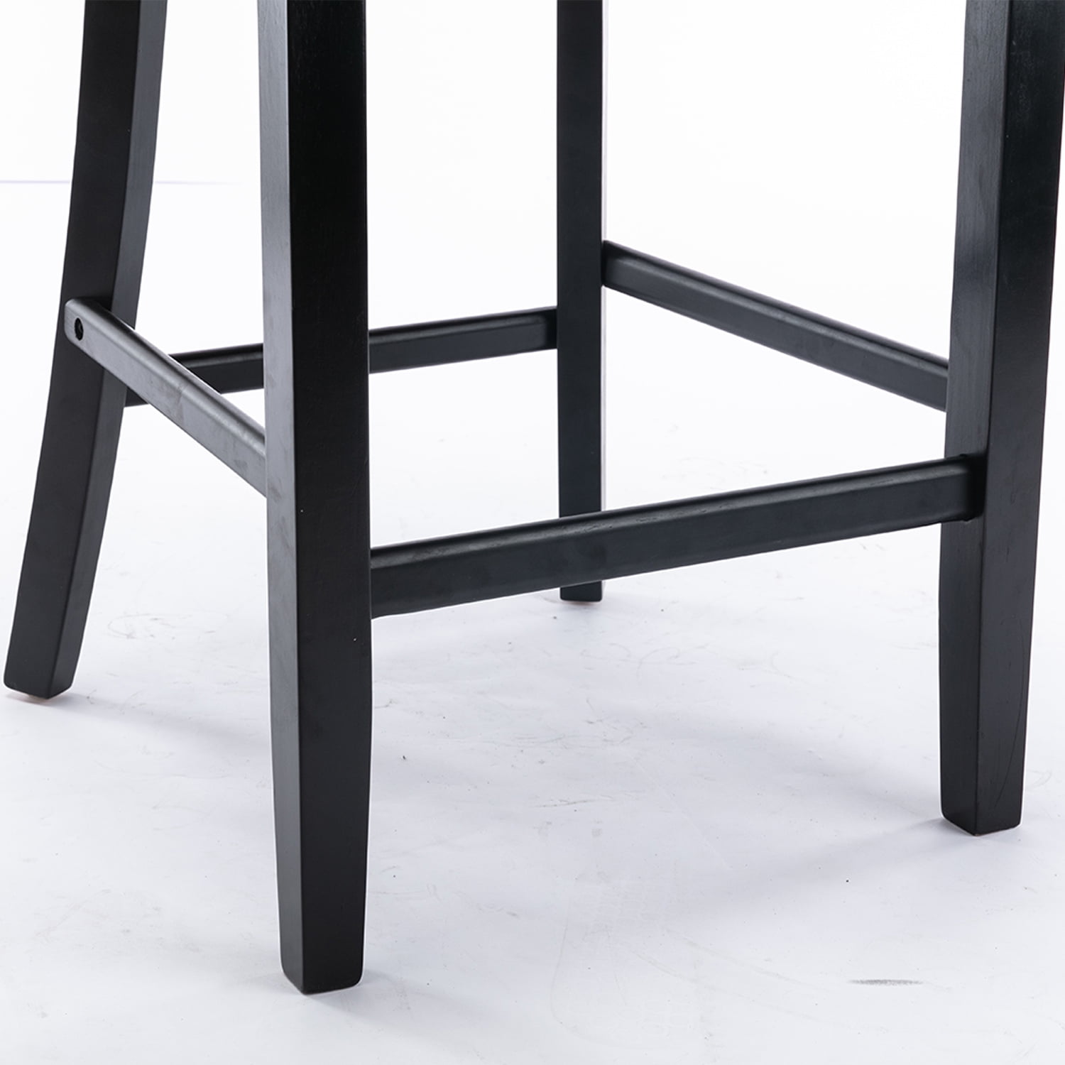 Demi Bonn 40" Counter Height Bar Stools Set of 2, Velvet Upholstered Barstools with Back, Kitchen Island Countertop Chairs for Dining Room, Gray