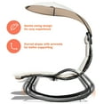 thumbnail image 3 of Costway  Patio Hanging Chaise Lounge Swing Canopy Cushion Beige, 3 of 9