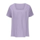 thumbnail image 5 of Blusas para mujer,Camisa informal holgada de manga larga con cuello en V para mujer, mezcla de poliéster y elastano, cómoda para usar en casa, sopatenor, 5 of 7