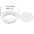 thumbnail image 3 of Uxcell 5.12" x 1.46" Round Vent Cover Adjustable Air Vent Cover ABS Plastic White 4pcs, 3 of 5