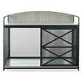 thumbnail image 3 of YIYADO Medium to large dog cage, 42.8-inch reinforced luxury dog villa, home dog house, Gray, 3 of 6