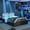 Black+Grey + Upholstered + Queen, variant on Luckynote Queen Size Gaming Bed with Built-in 7-Color LED Lighting Headboard, Side-Lift Hydraulic Storage Platform Bed, Cyberpunk Style, Black+Red