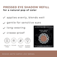thumbnail image 5 of Honeybee Gardens Pressed Powder Eye Shadow Single REFILL, Mojave, matte light earthy brown, 5 of 7