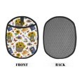 thumbnail image 2 of Pofeuu Picnic Print Silicone Pot Mat Mitten With Hanging Loop Heat Resistant Oven Mitts Non-Slip Bbq Baking Smoking Potholders, 2 of 7
