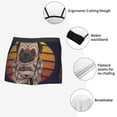 thumbnail image 3 of Fuzoiu Pug dog Yoga Print Men's Ultra Breathable Underwear,No Riding Up Boxer Briefs with ComfortFlexible Waistband-Large, 3 of 5