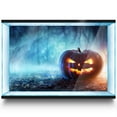 thumbnail image 2 of Aquarium Background Stickers  - Halloween Pumpkin - Fish Tank Reptile Terrarium Decor Poster, 2 of 6