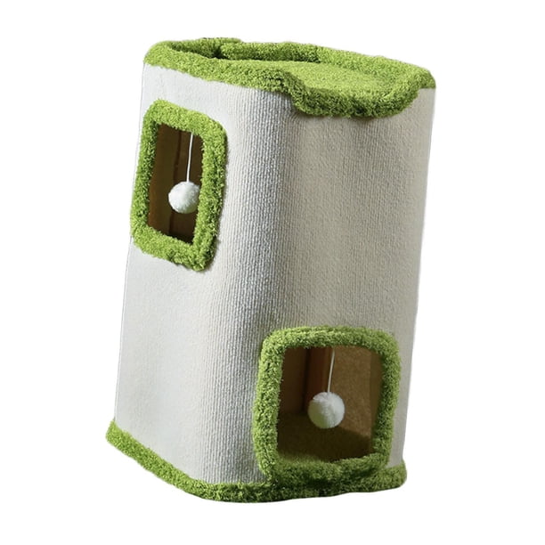 Cama para gatos, muebles, cubos de protección, condominios para gatos de interior y varias mascotas pequeñas Doble capa