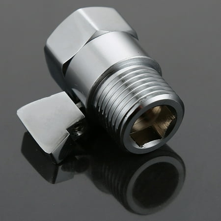 

Feiboyy Silver Delicate Copper Plating Angle Quick Opening Spool Cut Off Flow Regulating Branch Interface