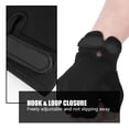 thumbnail image 3 of 1 par de guantes de medio dedo antideslizantes transpirables para ciclismo al aire libre deportes de escalada (negro), 3 of 12