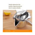 thumbnail image 4 of Stainless Steel Lemon Squeezer Juicer Hand Press Squeeze Juice Extractor Maker Orange Grapefruits Presser Squeezer Tools, 4 of 5