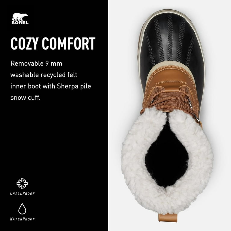 SOREL - Men's 1964 Pac Nylon Snow Boot for Winter 11 Camel