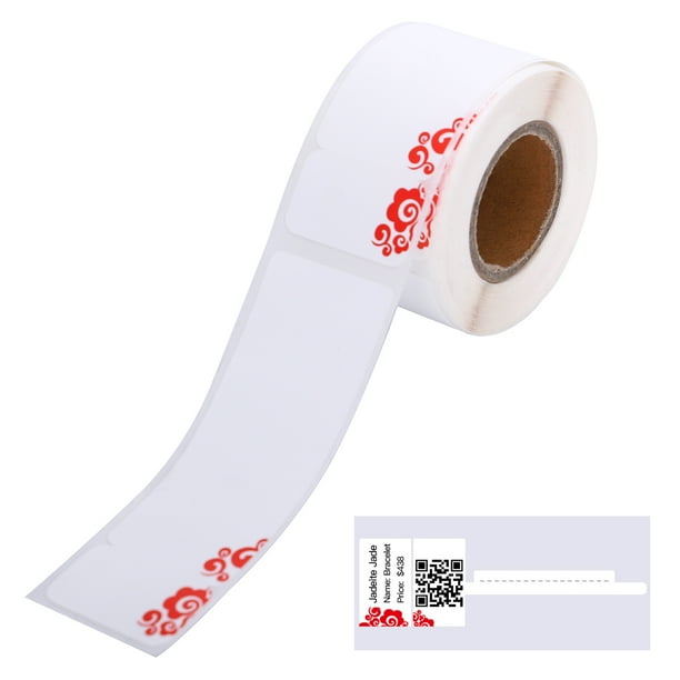 Aibecy Jewelry Label Price Thermal Printing Sticker Paper Self-Adhesive Waterproof Oil-Proof Tear Resistant Label Tape for DP23 Series Thermal Printer ...