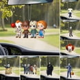 thumbnail image 2 of Colgante de gnomo de terror de Halloween, película de terror creativa de Halloween Zombies enano, adorno de coche colgante de película de terror de Halloween, colgante de espejo retrovisor de coche, regalo 3 piezas (4, 5, 6) oso de fresa Electrónica, 2 of 5