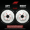 thumbnail image 4 of APF Front Brake Kit Rotors and Pads for Hyundai Elantra 09-12, 4 of 9