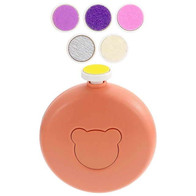 Kids Nail Trimming Set 1Set Orange ABS for Home Effortless Portability Safe Kids Trimming