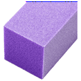 thumbnail image 3 of 50X Buffing Sanding Buffer Block Files Acrylic Pedicure Manicure Nail Art Tips (Color: Purple), 3 of 3