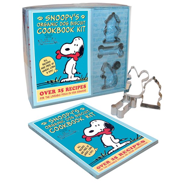 Snoopy's Organic Dog Biscuit Kit Over 25 Recipes for the Loveable