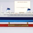 thumbnail image 4 of 25.5cm Diecast Alloy 1/1250 Scale RMS Norway Cruise Ship Finished Model Toy Gift TAPDRA Spare Part, 4 of 4