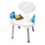 Carex E-Z Bath Shower Seat with Large Handles, Adjustable, 300 lbs. Weight Capacity, for Bathroom Safety - 1 Each