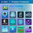 thumbnail image 5 of FoMaKo 1080P 30X NDI PTZ Camera Bundle (KN30A x2 +M3+KC608 Pro), 5 of 18