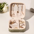 thumbnail image 6 of Taurus Constellation Travel Portable Square Jewelry Box Organizer: Ideal Solution for Rings, Earrings, Necklaces, Bracelets, and More! Gift for Girls and Women., 6 of 6